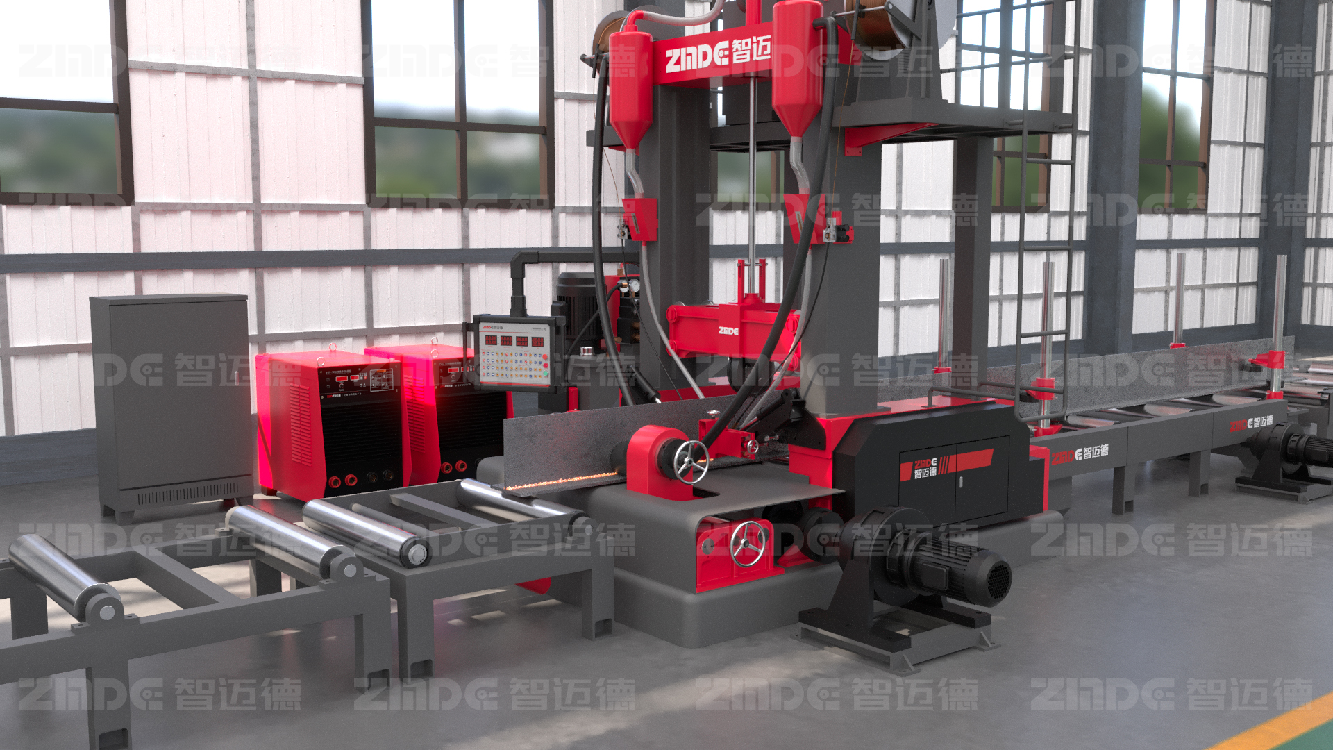 省时省力省人工，组焊矫一体机解锁钢结构加工新模式