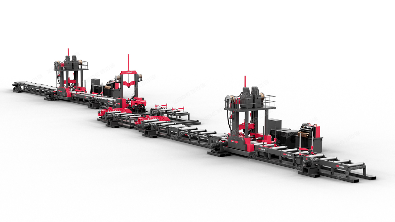 智迈德“撼山”H型钢半自动生产线(水印版) 智迈德“撼山”H型钢半自动生产线(水印版)